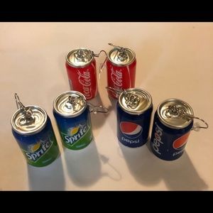 Big Earrings 1.5” Soda Cola Pop Can Gag Gift